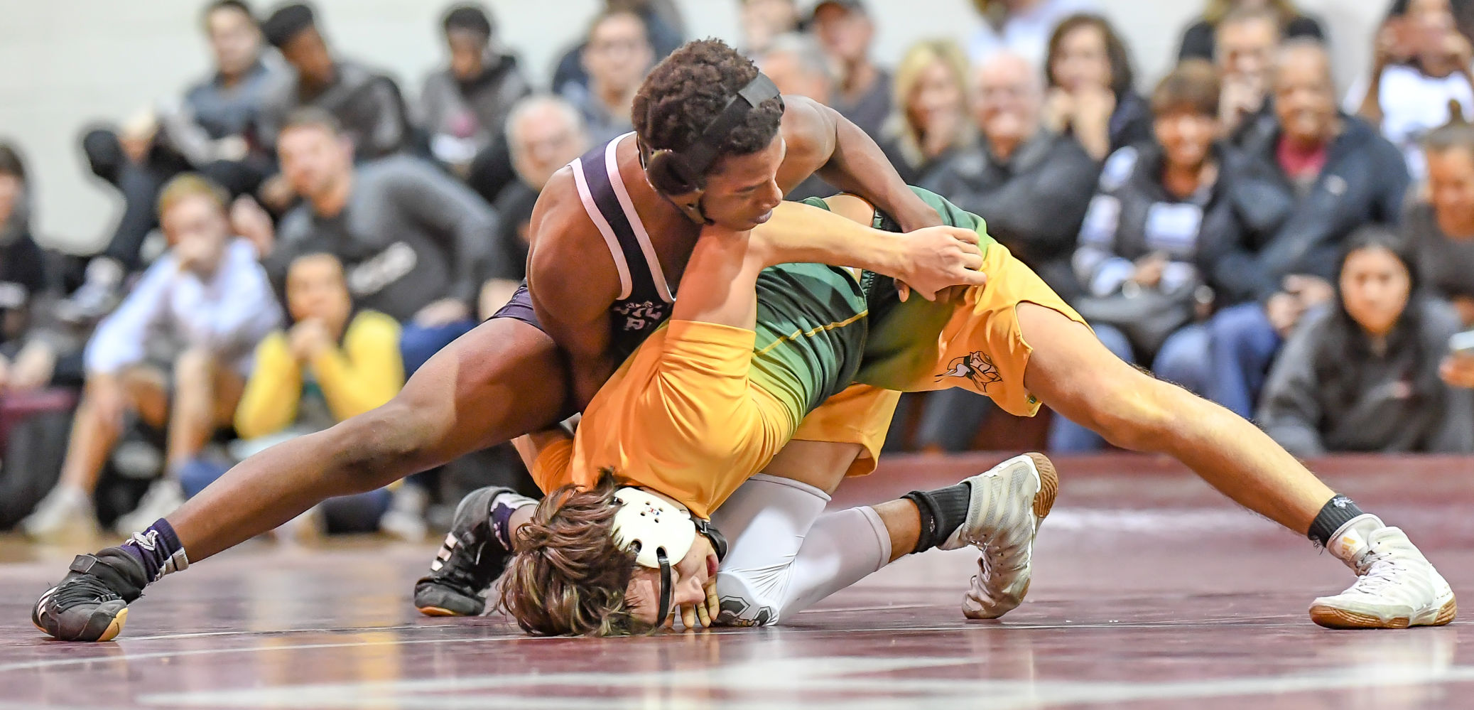 Wednesday night high school wrestling action